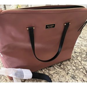 NEW Kate Spade Pink Nylon Laptop Sleeve Bag